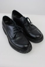 画像1: COMME des GARCONS / 3つ編み上げリボンシューズ 25CM 黒 T-26-08-10-003-LO-SH-SA-ZT (1)