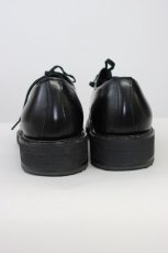 画像4: COMME des GARCONS / 3つ編み上げリボンシューズ 25CM 黒 T-26-08-10-003-LO-SH-SA-ZT (4)