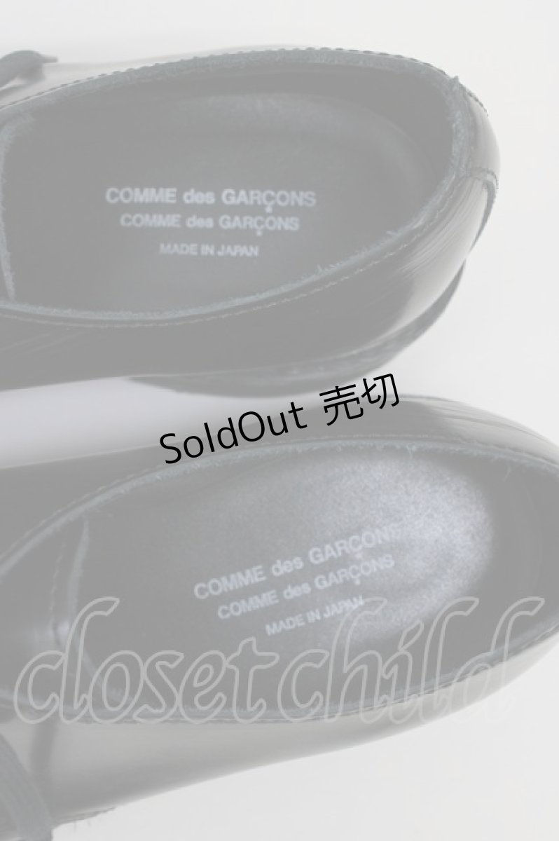 画像5: COMME des GARCONS / 3つ編み上げリボンシューズ 25CM 黒 T-26-08-10-003-LO-SH-SA-ZTK049 (5)