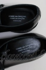 画像5: COMME des GARCONS / 3つ編み上げリボンシューズ 25CM 黒 T-26-08-10-003-LO-SH-SA-ZT (5)