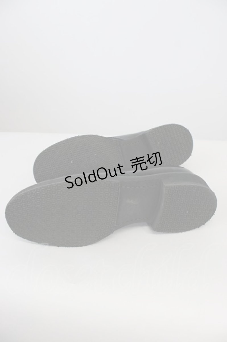画像6: COMME des GARCONS / 3つ編み上げリボンシューズ 25CM 黒 T-26-08-10-003-LO-SH-SA-ZTK049 (6)
