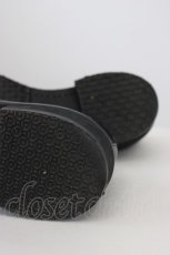 画像7: COMME des GARCONS / 3つ編み上げリボンシューズ 25CM 黒 T-26-08-10-003-LO-SH-SA-ZT (7)