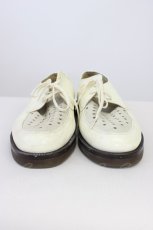 画像2: KANEKO ISAO / パイピングシューズ 24.5CM 白Ｘグレー T-26-08-10-005-EL-SH-SA-ZT (2)