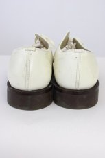画像4: KANEKO ISAO / パイピングシューズ 24.5CM 白Ｘグレー T-26-08-10-005-EL-SH-SA-ZT (4)