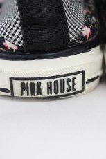 画像7: PINK HOUSE / パッチワークハイカットスニーカー 4(L) 黒Ｘ白 T-26-08-10-007-LO-SH-SA-ZT (7)