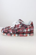 画像2: COMME des GARCONS / ASICSスニーカー 25.25CM 赤チェック T-26-08-10-009-LO-SH-SA-ZT (2)