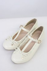 画像1: m petit by misako / AMTストラップレインパンプス L アイボリー T-26-08-10-011-LO-SH-SA-ZT (1)