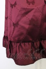 画像4: Cherirulu Chocola / TT*MINリボンジャンパースカート S ワイン T-26-08-12-023-LO-OP-TE-ZT (4)