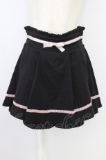 画像1: Ank Rouge / ウエストリボンスカパン  黒Ｘピンク T-26-08-12-038-CA-PA-SA-ZT (1)