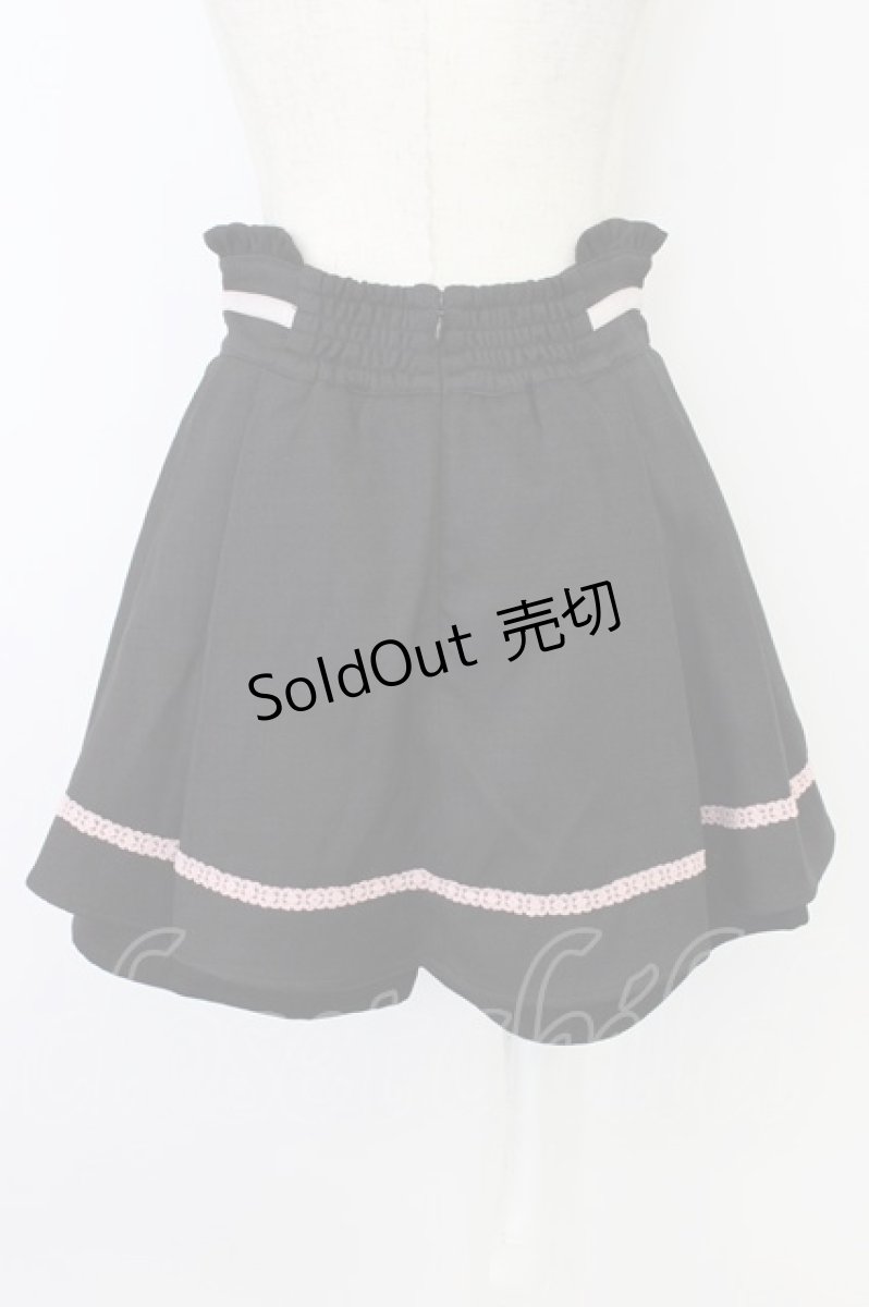 画像2: Ank Rouge / ウエストリボンスカパン  黒Ｘピンク T-26-08-12-038-CA-PA-SA-ZT730 (2)