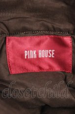 画像4: PINK HOUSE / 木製ハンドルフラワーレースハンドバッグ  ブラウン T-26-08-12-042-LO-BG-SA-ZT (4)