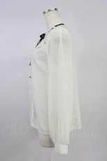 画像3: axes femme POETIQUE / 巻き薔薇デザインフリルブラウス M アイボリー T-26-08-14-027-AX-BL-TE-ZT (3)