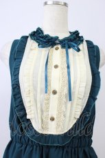 画像4: axes femme / 裾刺繍ブロッキングOP M グリーン T-26-08-14-011-AX-OP-TE-ZT (4)