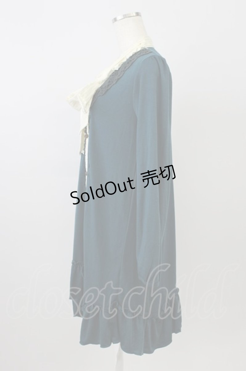 画像3: axes femme / ボータイイレヘムチュニック M グリーン T-26-08-14-012-AX-TO-TE-ZT (3)