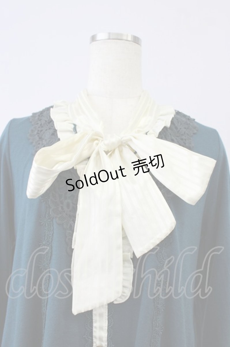 画像5: axes femme / ボータイイレヘムチュニック M グリーン T-26-08-14-012-AX-TO-TE-ZT (5)