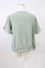 画像2: axes femme / お花刺繍カーディガン M グリーン T-26-08-14-018-AX-TO-TE-ZT (2)
