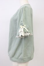 画像3: axes femme / お花刺繍カーディガン M グリーン T-26-08-14-018-AX-TO-TE-ZT (3)