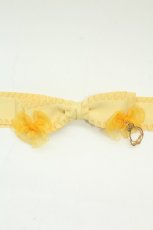画像2: LOTUS ribbon / エンジェル額縁チャームリボンポニーテールクリップ  イエロー T-26-08-15-082-LO-AC-SA-ZT (2)