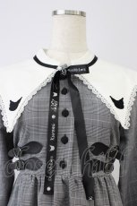 画像4: DearMyLove / Kuromiコラボワンピース L 黒Ｘ白 T-26-08-16-027-GO-OP-SA-ZT (4)