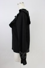 画像3: axes femme / ブーケ刺繍二枚襟リブプルオーバー M 黒 T-26-08-16-044-AX-TO-TE-ZT (3)
