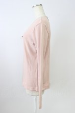 画像4: PINK HOUSE / 胸元フリルハート長袖Tシャツ L ピンク T-26-08-16-017-LO-TS-SA-ZT (4)