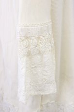 画像4: axes femme / 裾レースロングカーディガン M 生成り T-26-08-16-021-AX-TO-TE-ZT (4)