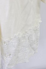画像6: axes femme / 裾レースロングカーディガン M 生成り T-26-08-16-021-AX-TO-TE-ZT (6)