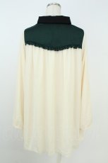 画像2: axes femme / ヨーク刺繍チュニック M 生成り T-26-08-19-003-AX-TO-SA-ZT (2)