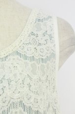 画像3: axes femme / レースドッキングワンピース  白Ｘサックス T-26-08-19-025-AX-OP-SA-ZT (3)