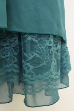 画像5: axes femme / パールビジューシフォンノースリーブワンピース  グリーン T-26-08-19-029-AX-OP-SA-ZT (5)