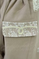 画像3: axes femme POETIQUE / サイド刺繍ショートパンツ  ブラウンＸ白 T-26-08-19-045-AX-PA-SA-ZT (3)