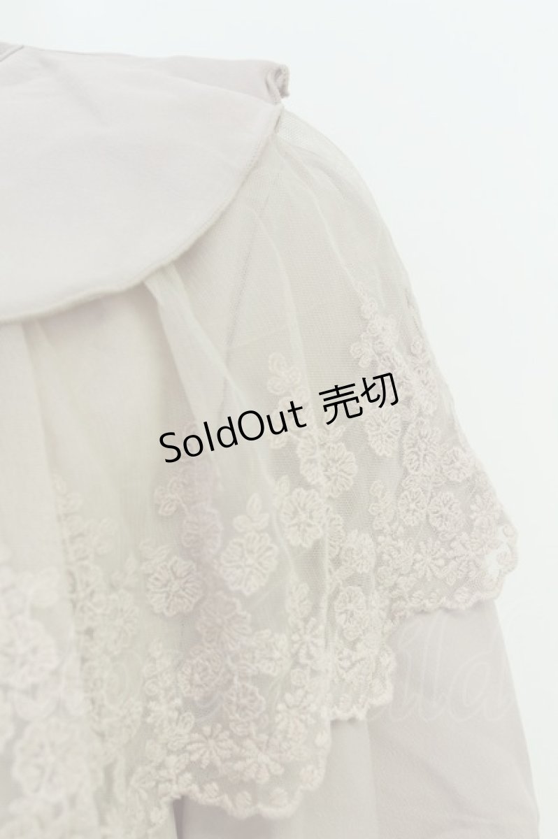 画像3: axes femme / フリルレースブラウス M ピンク T-26-08-19-006-AX-BL-SA-ZT308 (3)