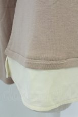 画像4: axes femme / シャツレイヤード風PO  アワピンク T-26-08-19-007-AX-TO-SA-ZT (4)