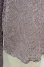 画像4: axes femme / ラウンドネックレースインナー  ラベンダー T-26-08-19-009-AX-TO-SA-ZT (4)