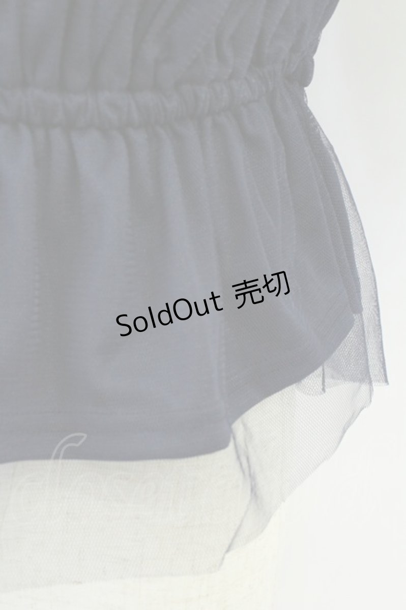 画像4: axes femme / バックリボンシャーリングプルオーバー  紺 T-26-08-19-011-AX-TO-SA-ZT327 (4)