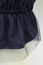画像4: axes femme / バックリボンシャーリングプルオーバー  紺 T-26-08-19-011-AX-TO-SA-ZT (4)
