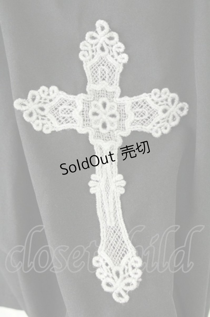 画像3: axes femme POETIQUE / メディカルデザインブラウス M 黒 T-26-08-19-014-AX-BL-SA-ZT (3)