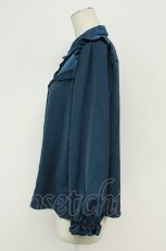 画像3: axes femme / フェミニンフリルブラウス  グリーン T-26-08-20-024-AX-BL-SA-ZT (3)