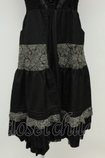 画像5: axes femme / シャーリング2WAYワンピース M 黒 T-26-08-20-032-AX-OP-SA-ZT (5)