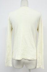 画像2: PINK HOUSE / レースボーダーptTシャツ L アイボリー T-26-08-20-016-LO-TS-SA-ZT (2)