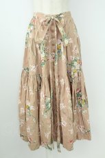 画像1: INGEBORG / フラワーブーケ総柄スカート  ピンク T-26-08-23-022-LO-SK-SA-ZT (1)