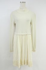 画像1: Ph Blue / ハイネック切替チュニックワンピース  アイボリー T-26-08-23-004-LO-OP-SA-ZT (1)