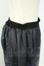 画像3: axes femme POETIQUE / シエルエトワール裾フリルスカート  黒Ｘ青 T-26-08-23-030-AX-SK-SA-ZT (3)