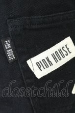 画像3: PINK HOUSE / ロゴワッペンロングスカート  黒Ｘ白 T-26-08-23-034-LO-SK-SA-ZT (3)