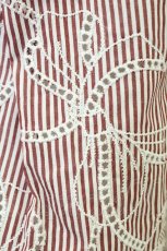 画像5: PINK HOUSE / ストライプアイレットリボン刺繍ワイドパンツ 3(サイズ9号) 赤Ｘ白 T-26-08-23-040-LO-PA-SA-ZT (5)