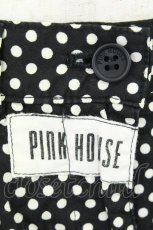 画像3: PINK HOUSE / ロゴ&ドットショートパンツ  黒Ｘ白 T-26-08-23-041-LO-PA-SA-ZT (3)