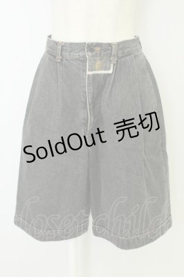 Preview of デニムハーフパンツ  黒デニム