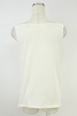 画像2: axes femme / ビーズレースタンクトップ  生成り T-26-08-23-001-AX-TO-SA-ZT (2)
