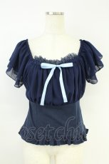 画像1: PUTUMAYO / Lost in the gardenカットソー  紺 T-26-08-23-007-PT-TO-SA-ZT (1)
