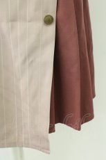 画像4: axes femme POETIQUE / ラップデザインミニスカート  ボルドー T-26-08-23-019-AX-SK-SA-ZT (4)